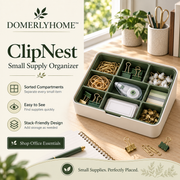 DOMERLYHOME™ ClipNest Small Supply Organizer