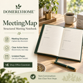 DOMERLYHOME™ MeetingMap Structured Meeting Notebook