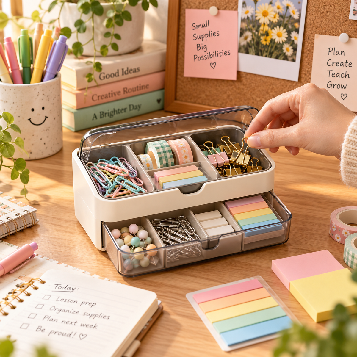 DOMERLYHOME™ ClipNest Small Supply Organizer