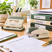 DOMERLYHOME™ DeskReady Stapler & Hole Punch Set