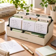 DOMERLYHOME™ IdeaIndex Card Organizer Set