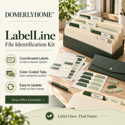 DOMERLYHOME™ LabelLine File Identification Kit
